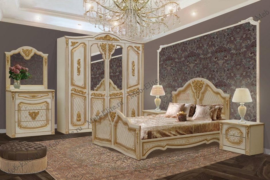 Спальный гарнитур " патина-001"