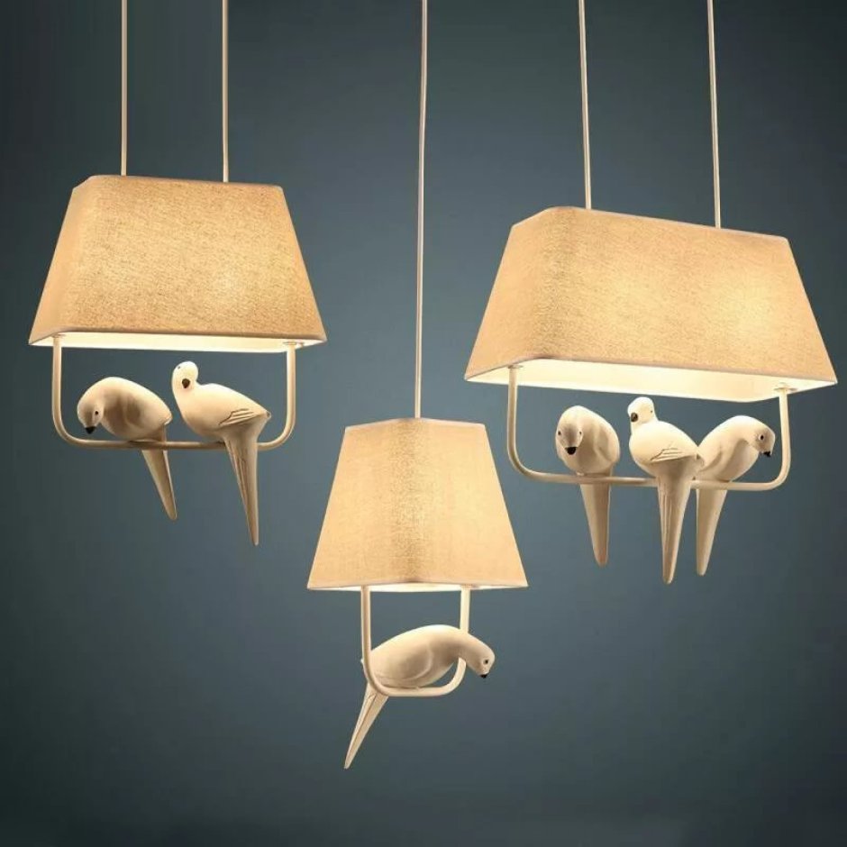 Подвесная люстра (с птицами) Loft-beg loft1029a-6