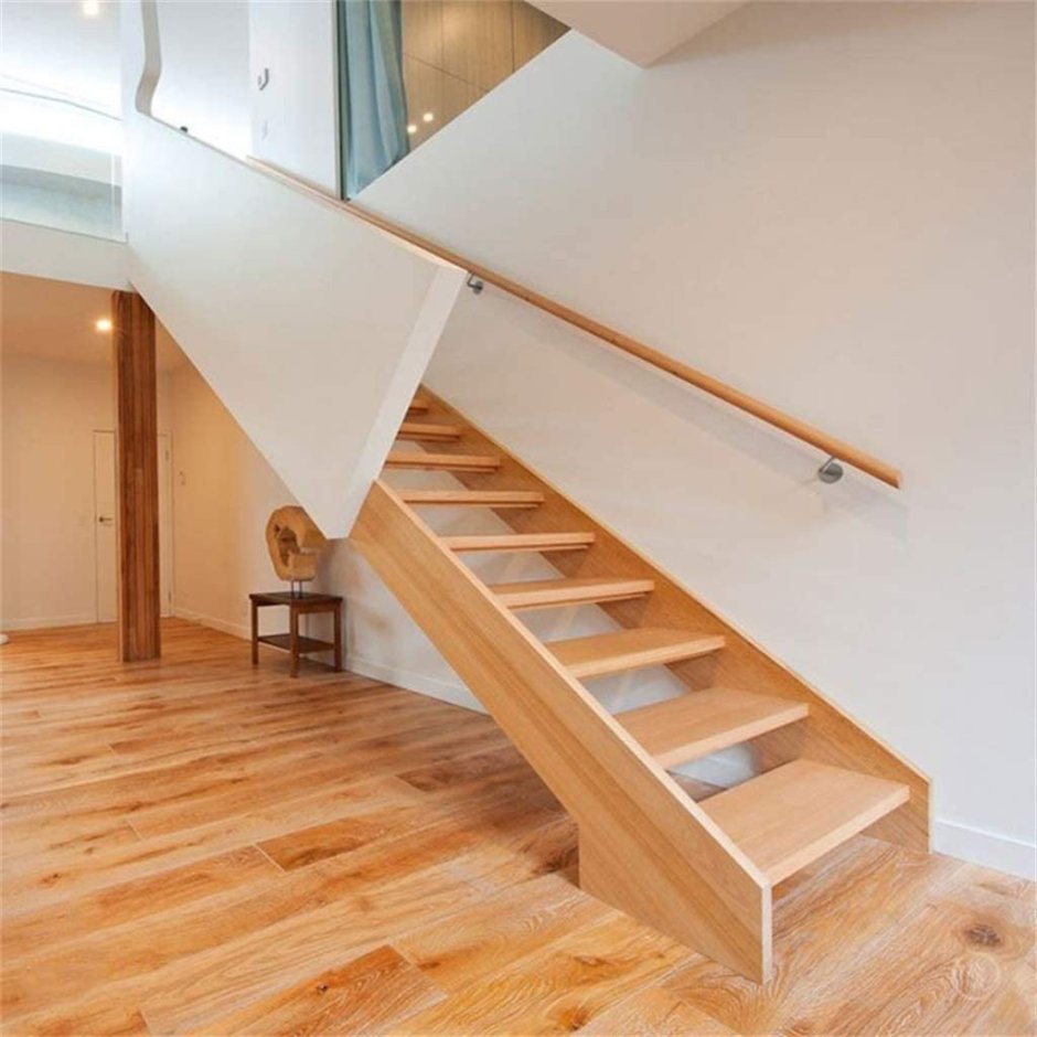 Домогацкий минималистичные лестницы в деревянном доме