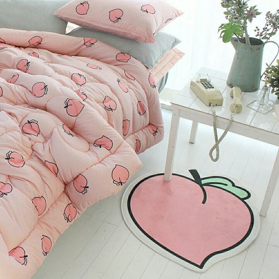Peach Pink aesthetic комната