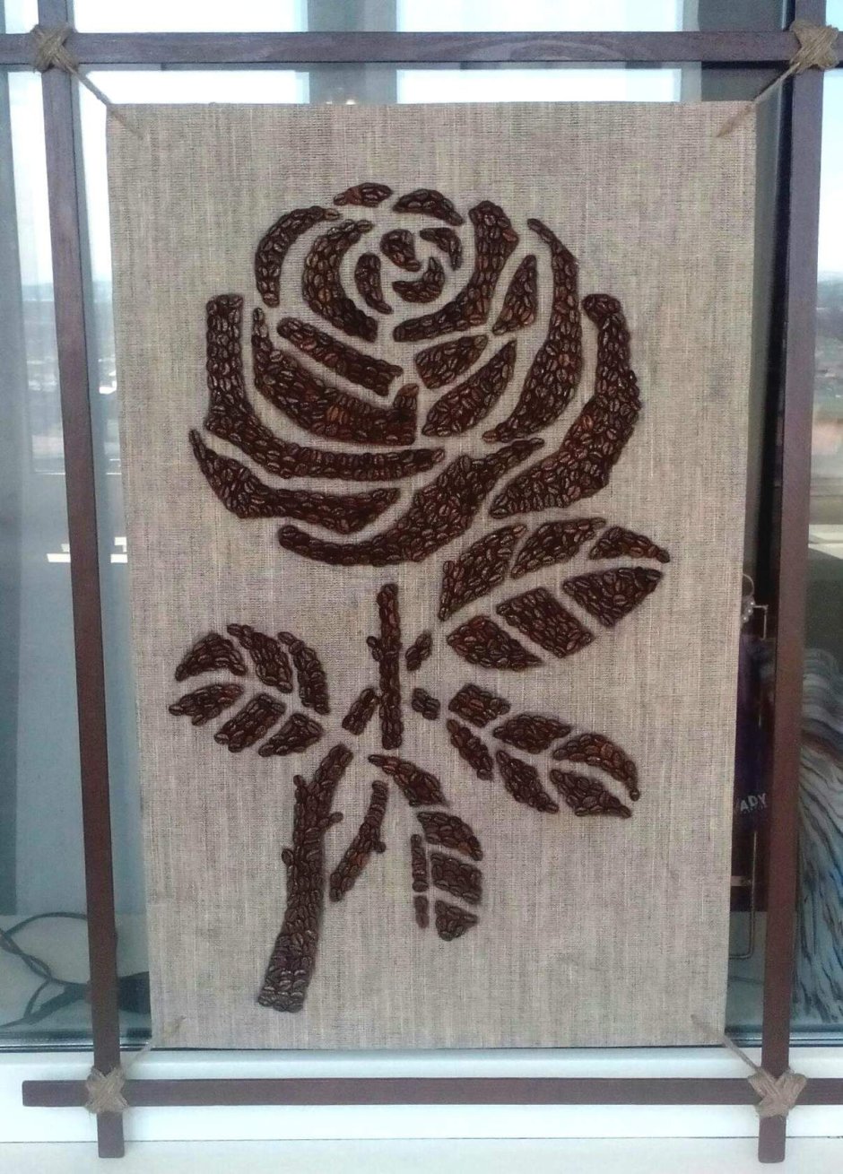 Панно из зерен