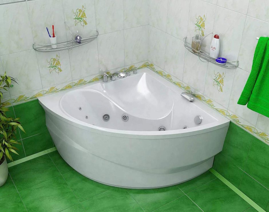 Ванна акриловая Синди 125 125 Тритон