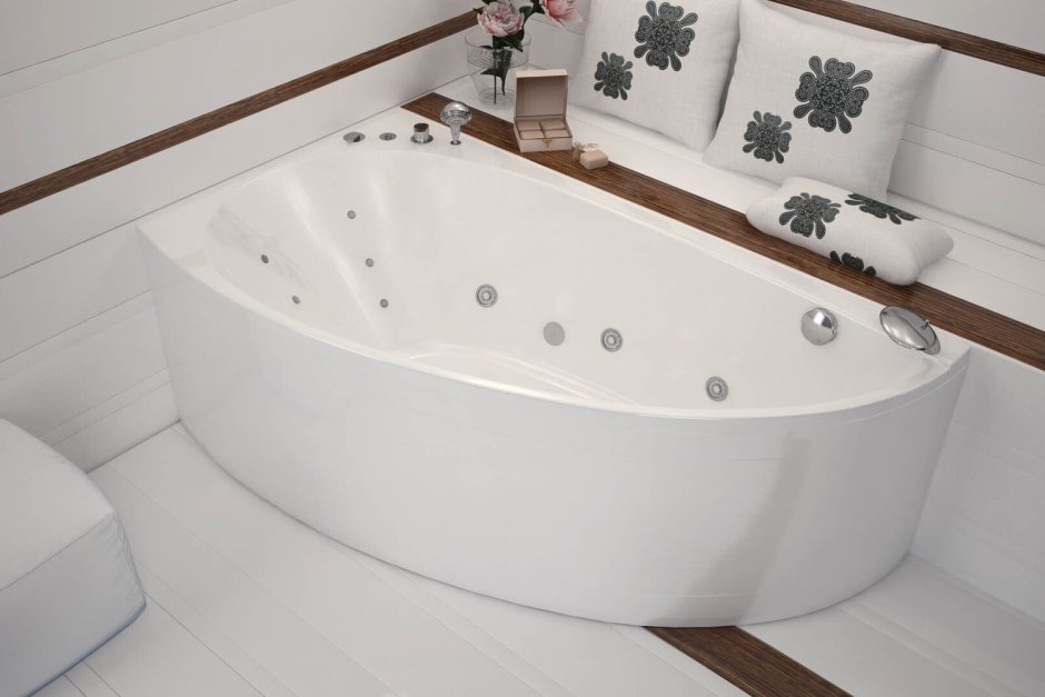 Ванна Aquanet Augusta 170x90 l 00203904 акрил угловая