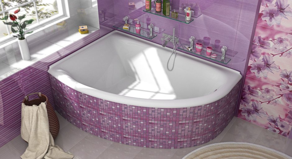 Ванна из литьевого мрамора 110×170