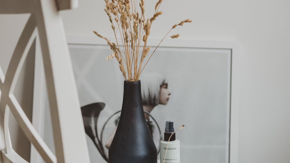 Колоски в вазе