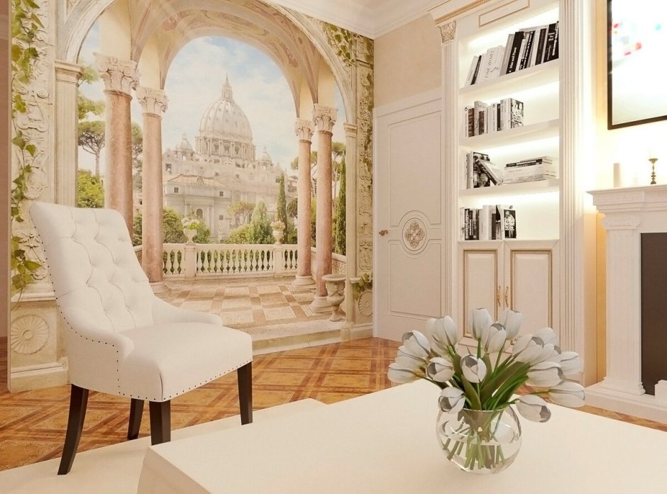 Фрески Affresco в интерьере