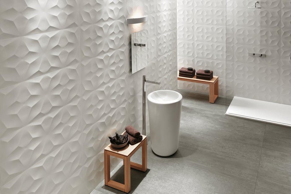 Atlas Concorde 3d Wall Diamond White Matt. 40x80