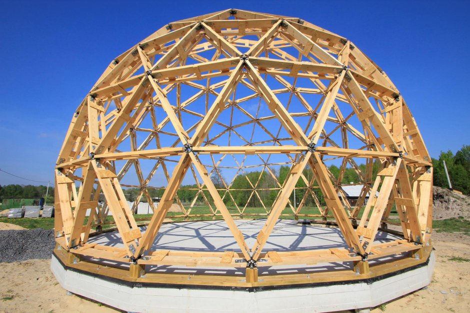 Сетчатый геодезический купол
