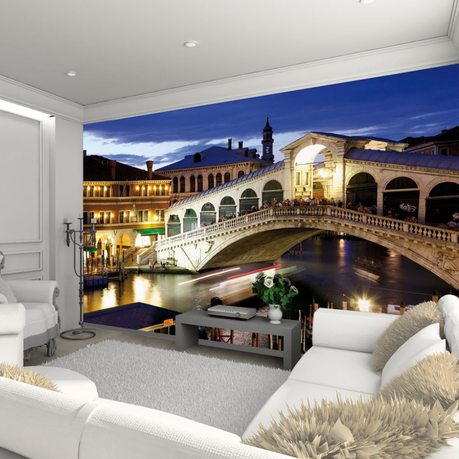 Фрески Венеция с мостом