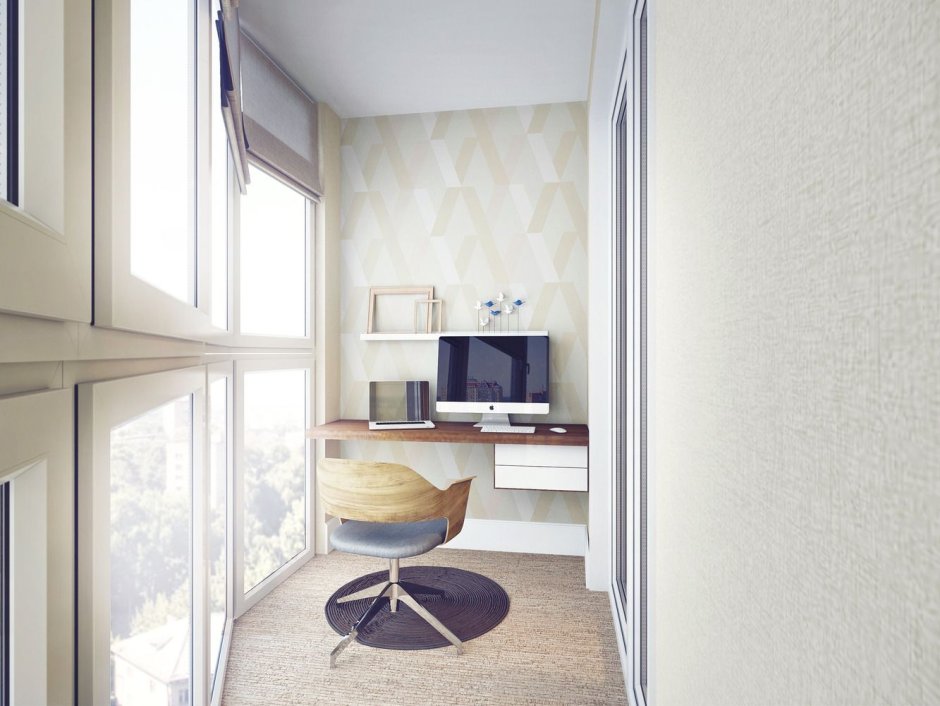 Кабинет на балконе