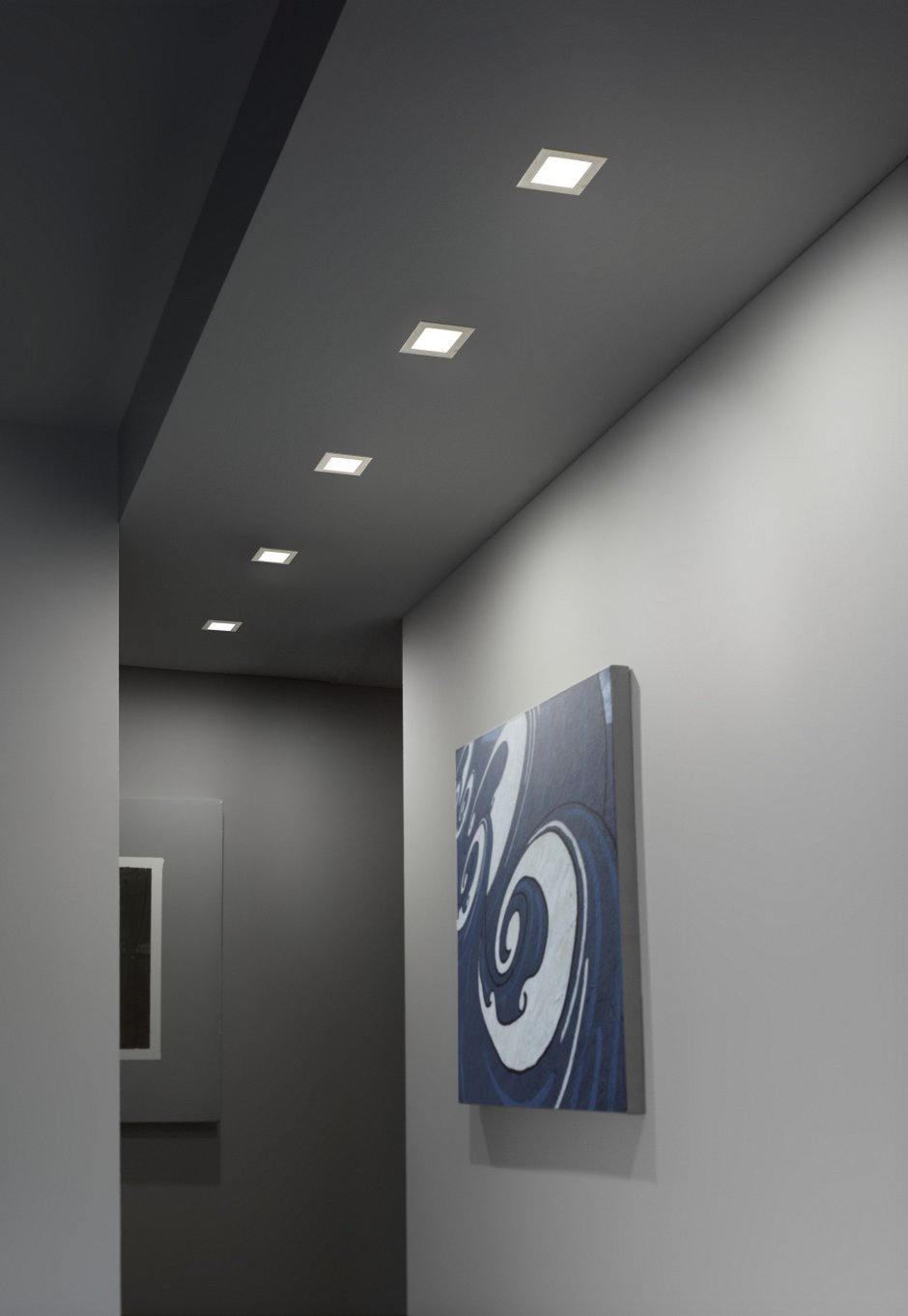 Встроенные светильники в интерьере