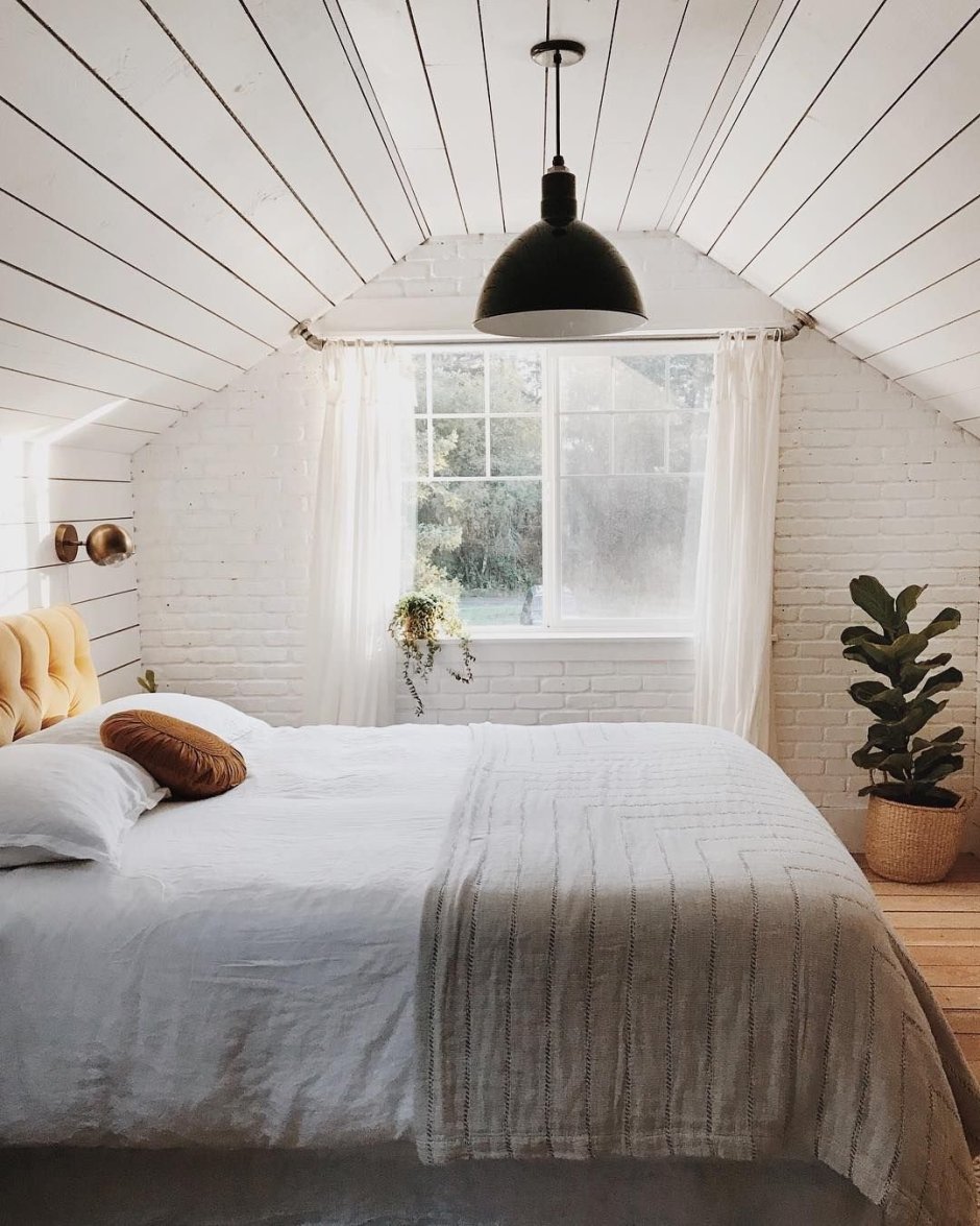 Спальня на даче в скандинавском стиле