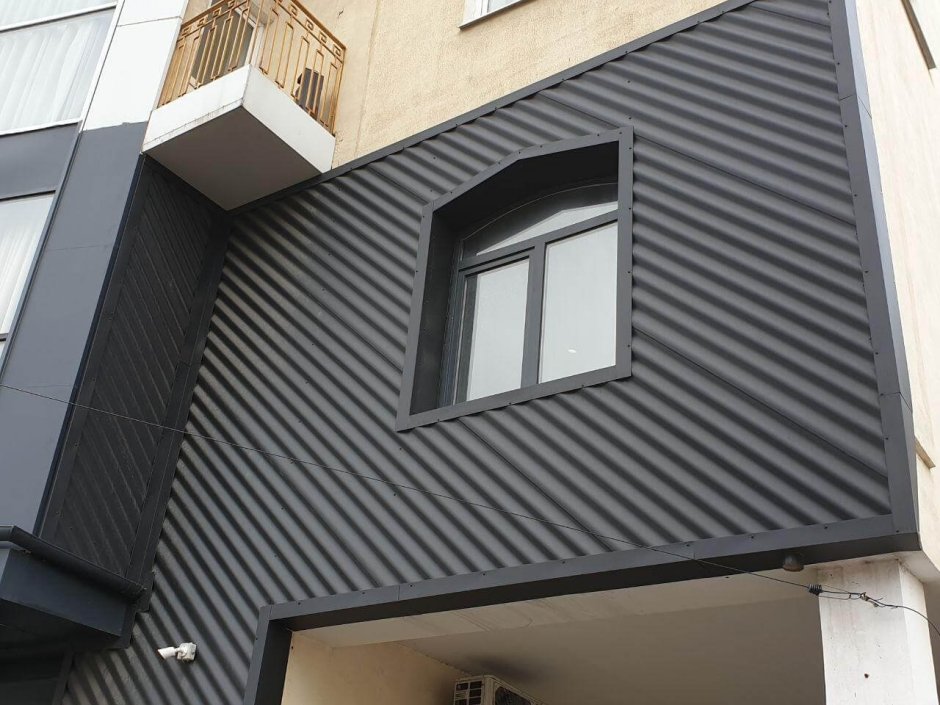 Фасад из профлиста