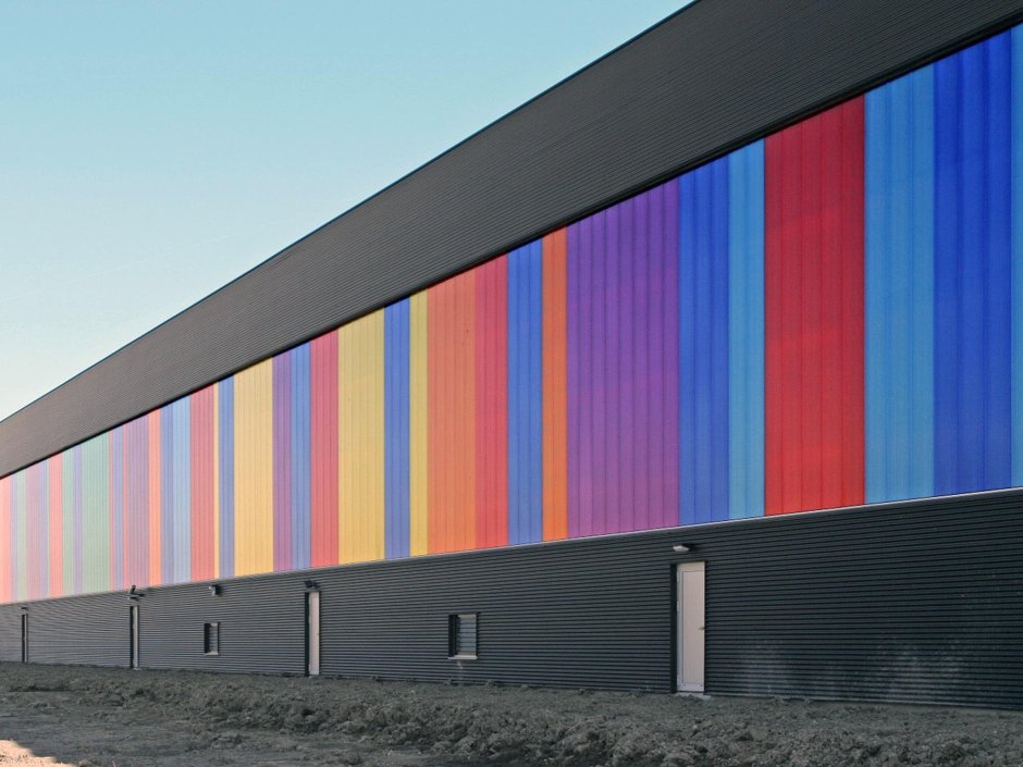 Сэндвич панели 7024 вертикальная раскладка