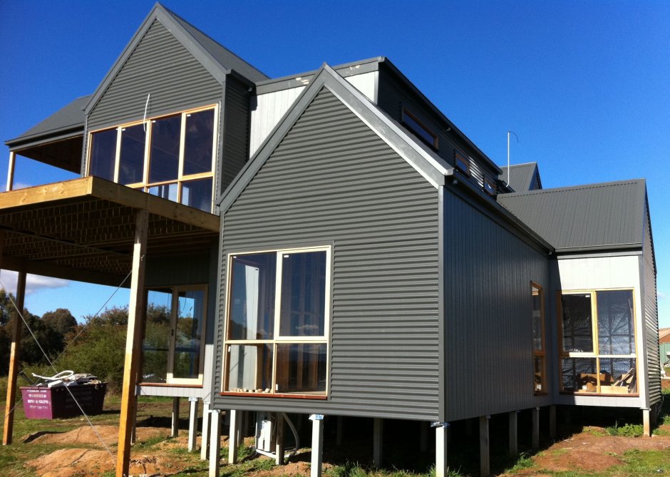 Фасад из профлиста