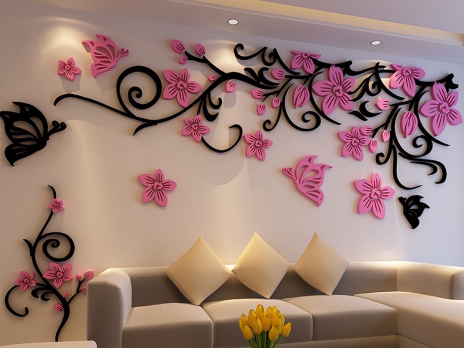 Объемный декор стен