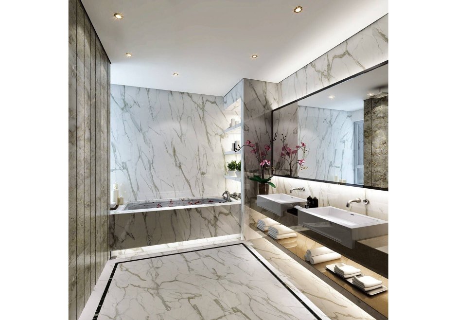 Керамогранит Gani Marble Tiles Statuario Venato 120х60