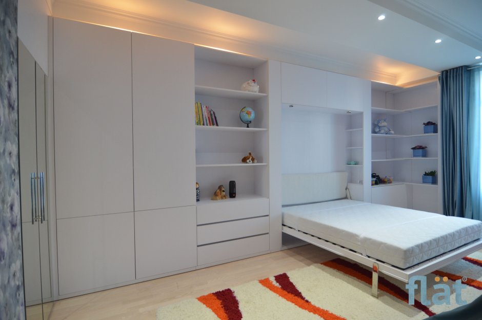 Встроенные кровати в шкаф