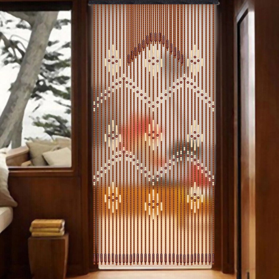 Бамбуковые шторы на дверной проем
