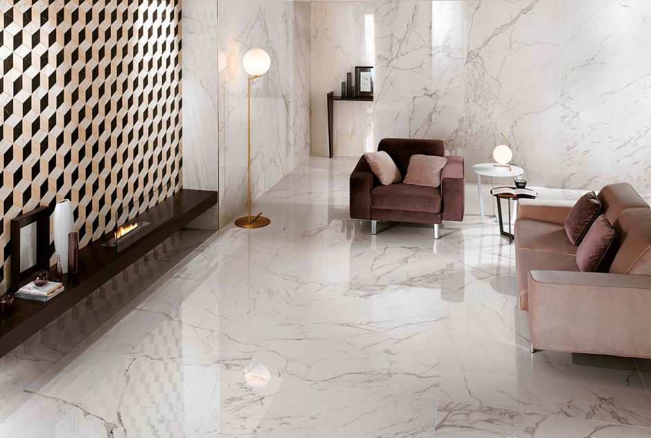 Плитка атлас Конкорд Италия Марвел Calacatta