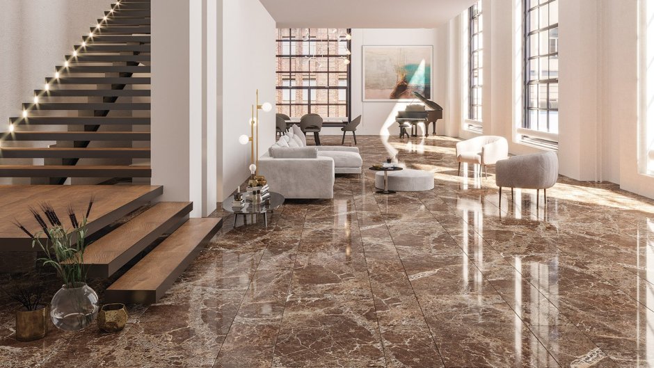 Керамогранит Emperador Choco 60x60 Polished Oasis