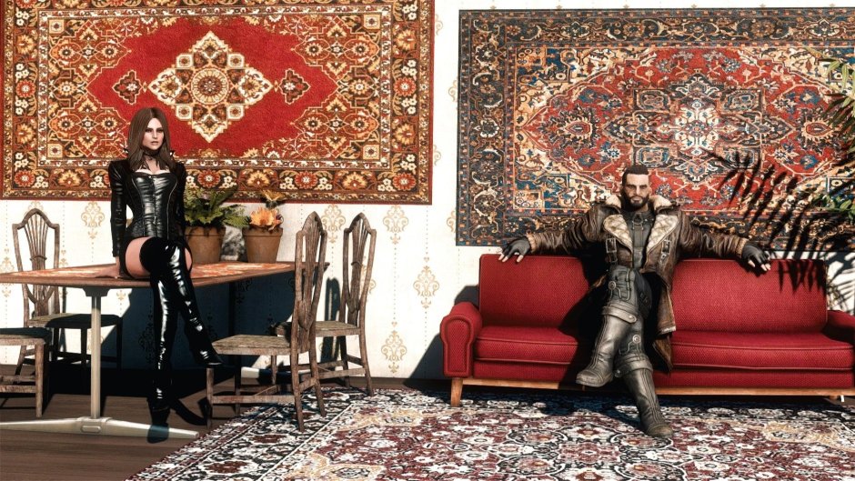 Ковер на стене арт