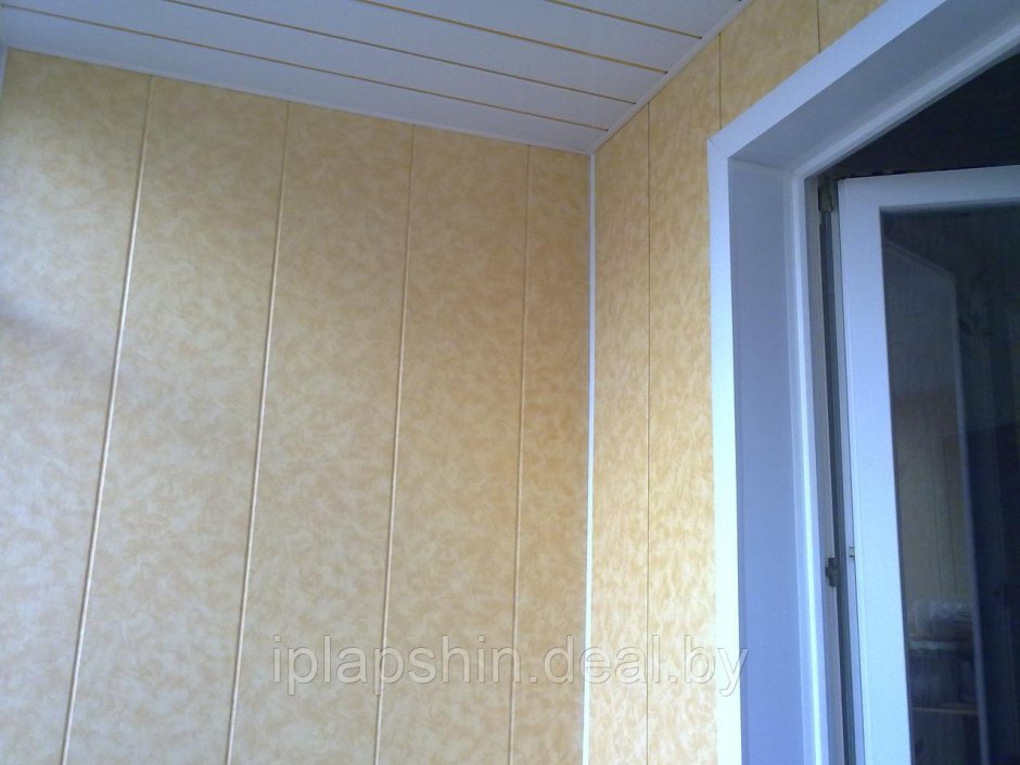 ПВХ панели для стен для внутренней отделки балкона