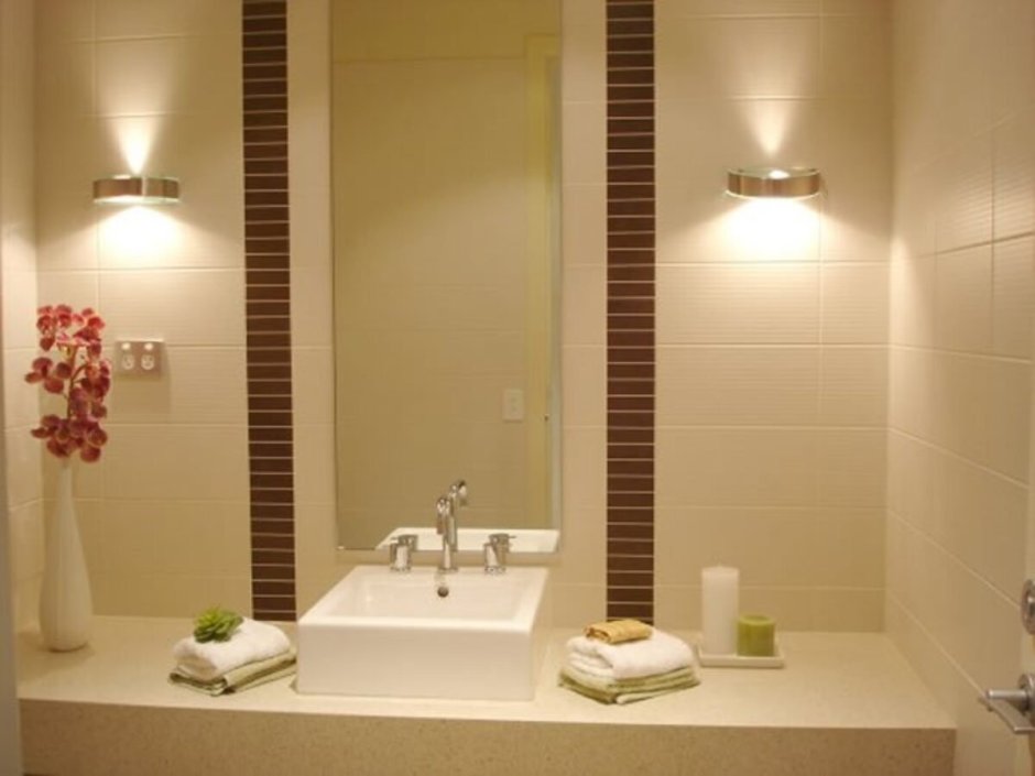 Светильники для ванной на стену