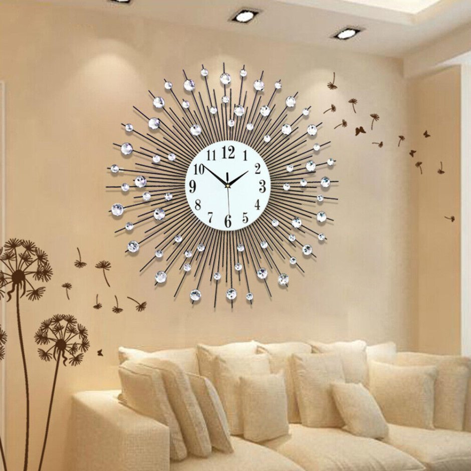 Часы настенные оригинальные для гостиной