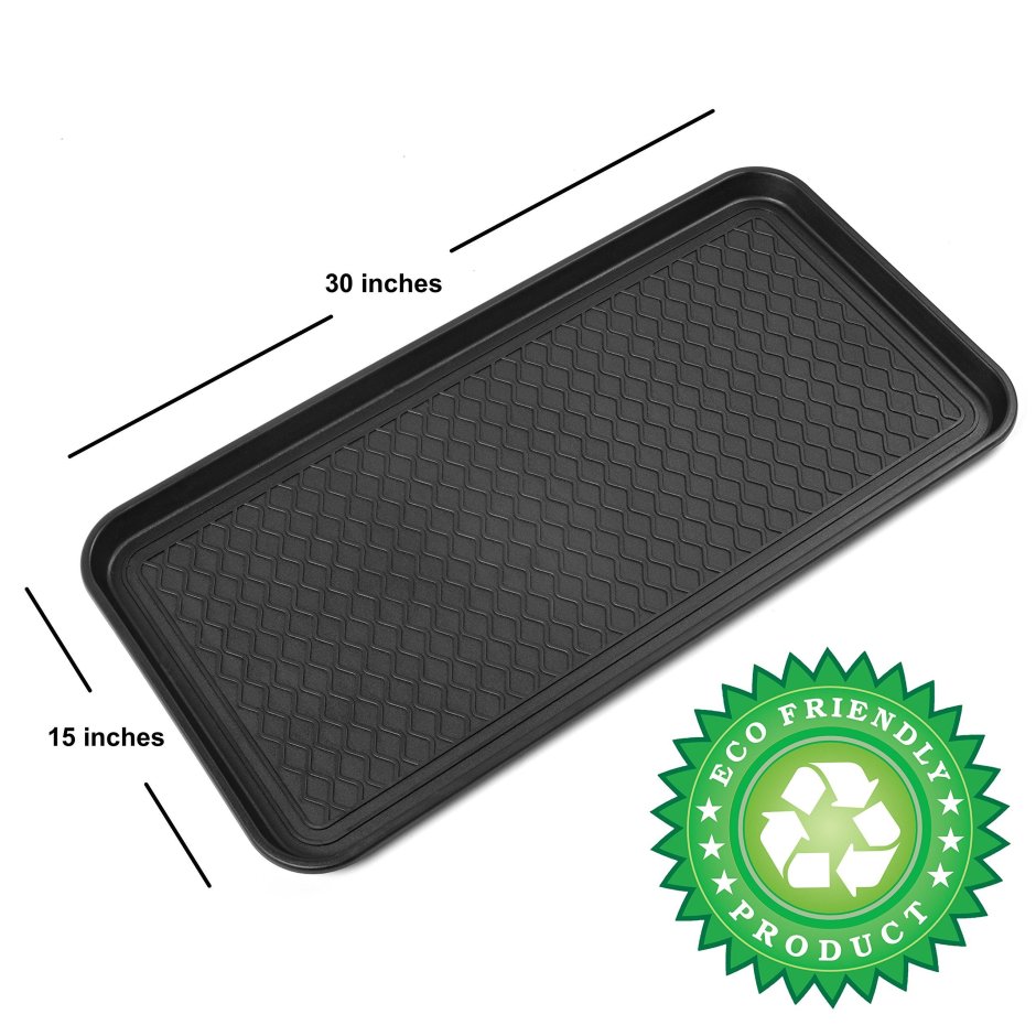Резиновый коврик для обуви 40х80 см. DRS 623 (Boot Tray mat) (10 шт в упак) Cleanwill