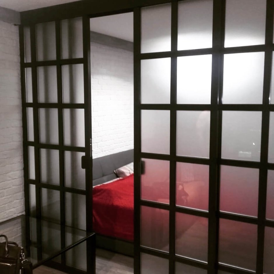 Лофт перегородка в спальне