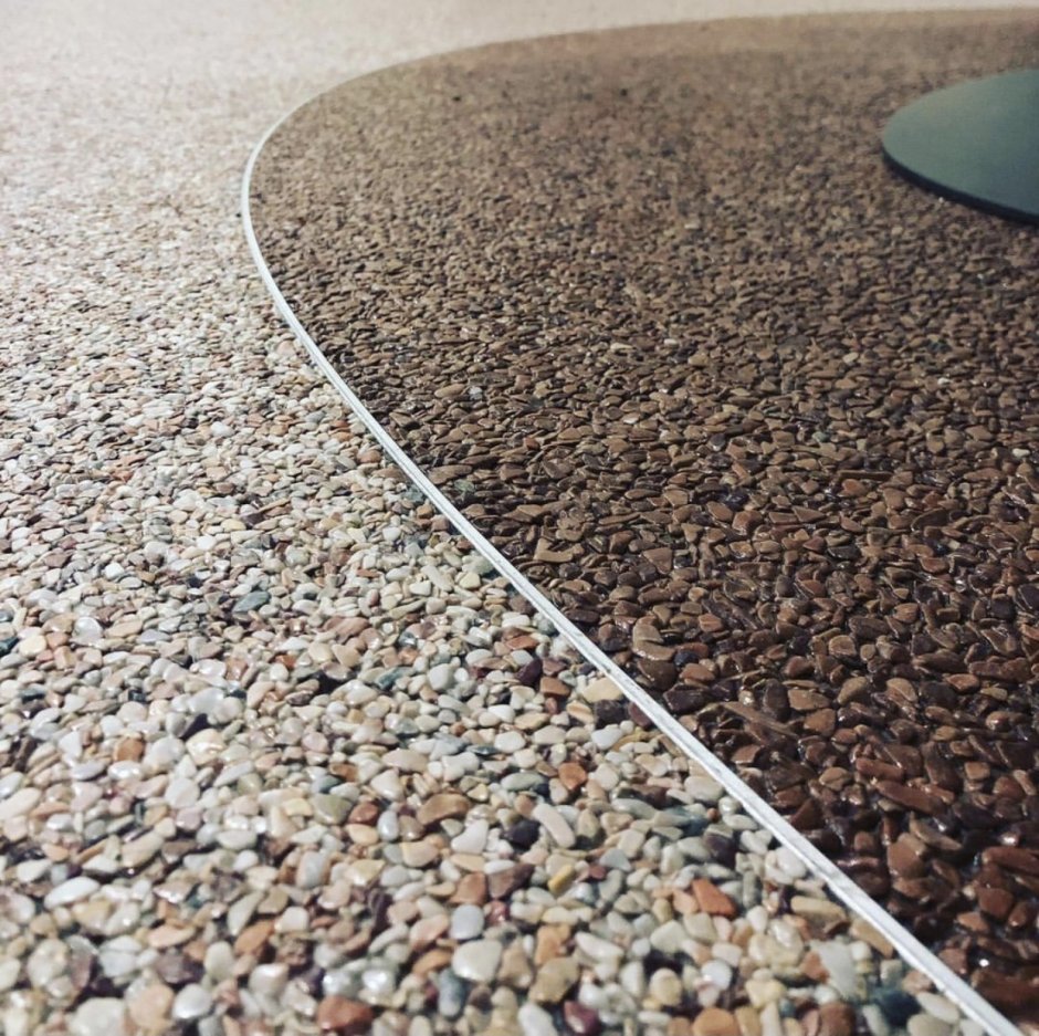 Stone Carpet Lets Water through