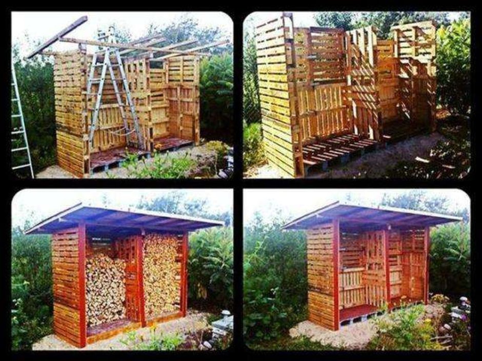 Изделия из паллет для дачи
