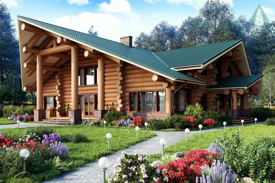 Дома из оцилиндрованного бревна