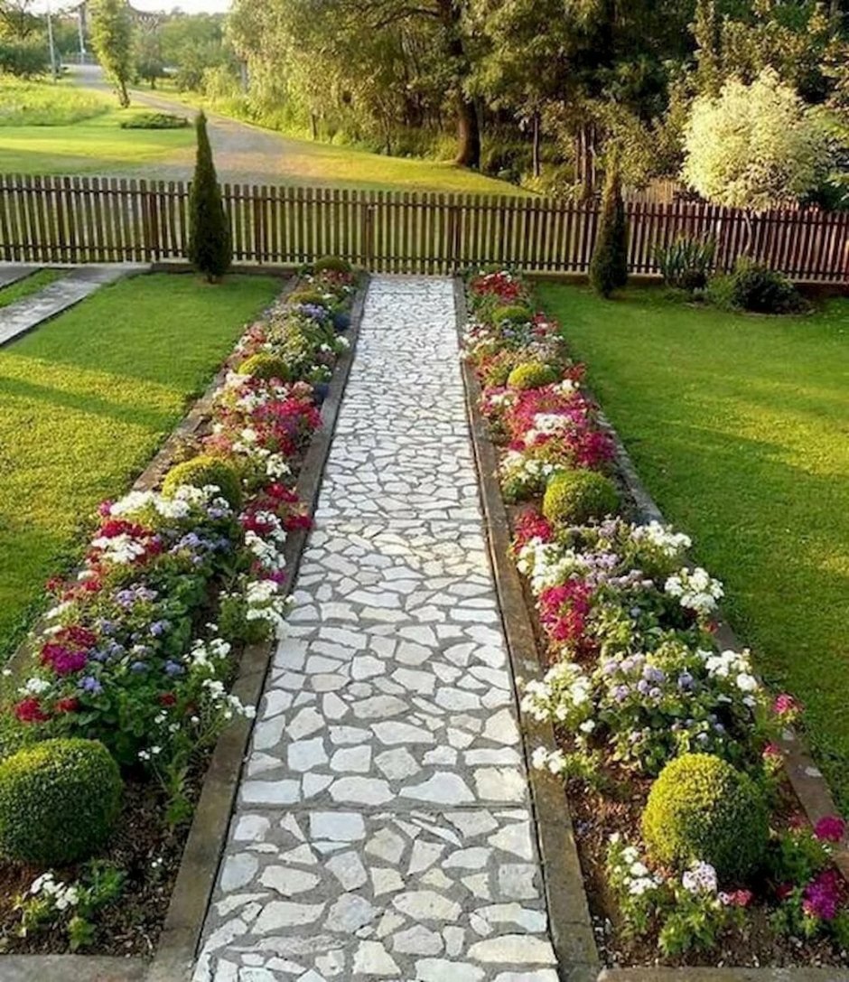 Рабатка цветник