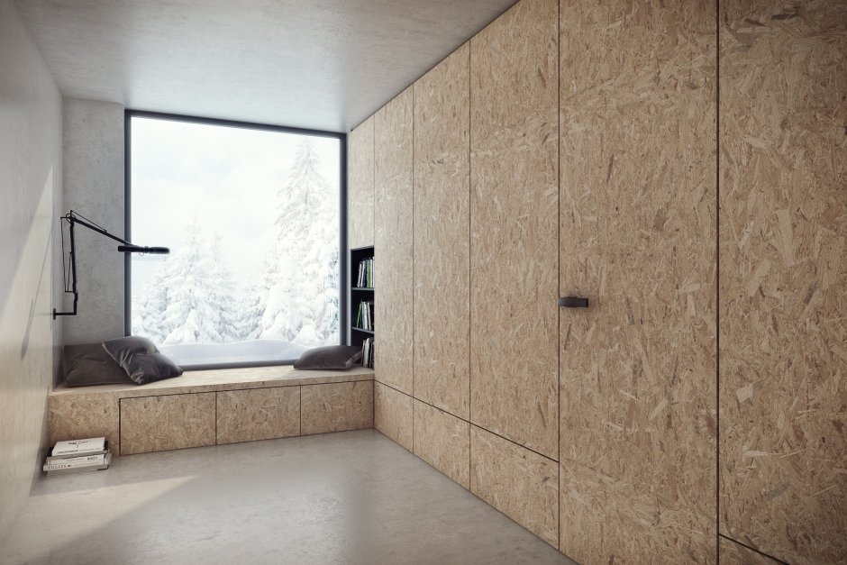 OSB плита interyer