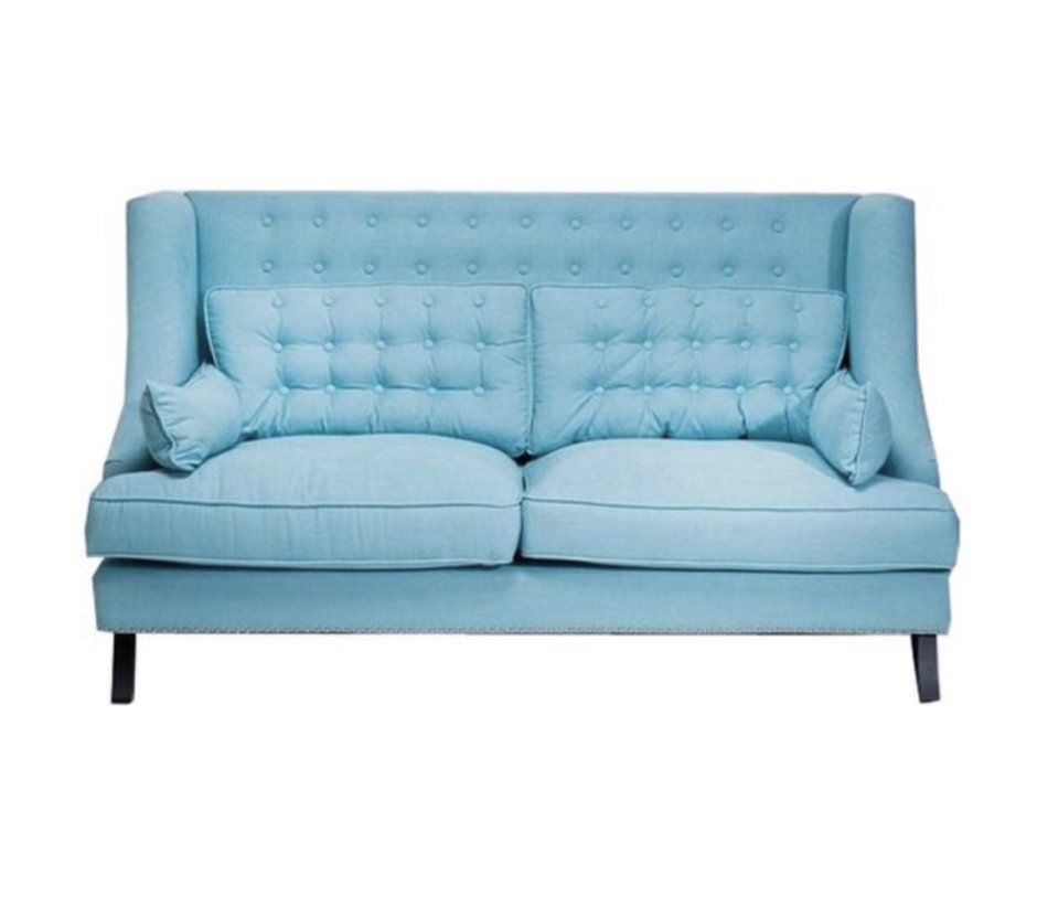 Диван прямой unico Sofa 2 Blue