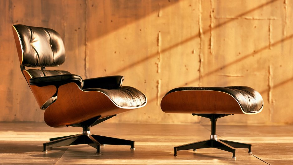 Кресло Eames Lounge and Ottoman