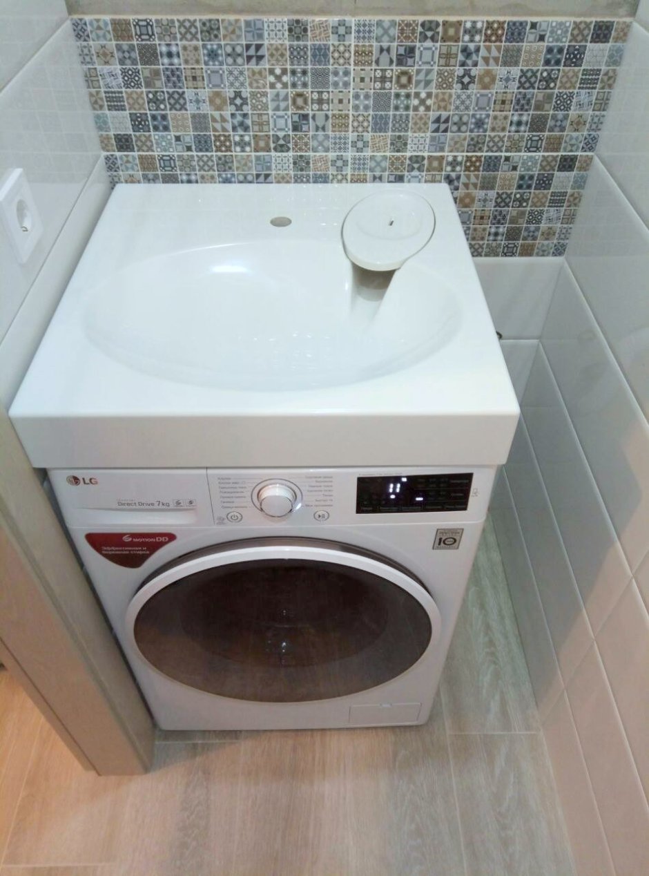 Раковина над стиральной машиной 75х60