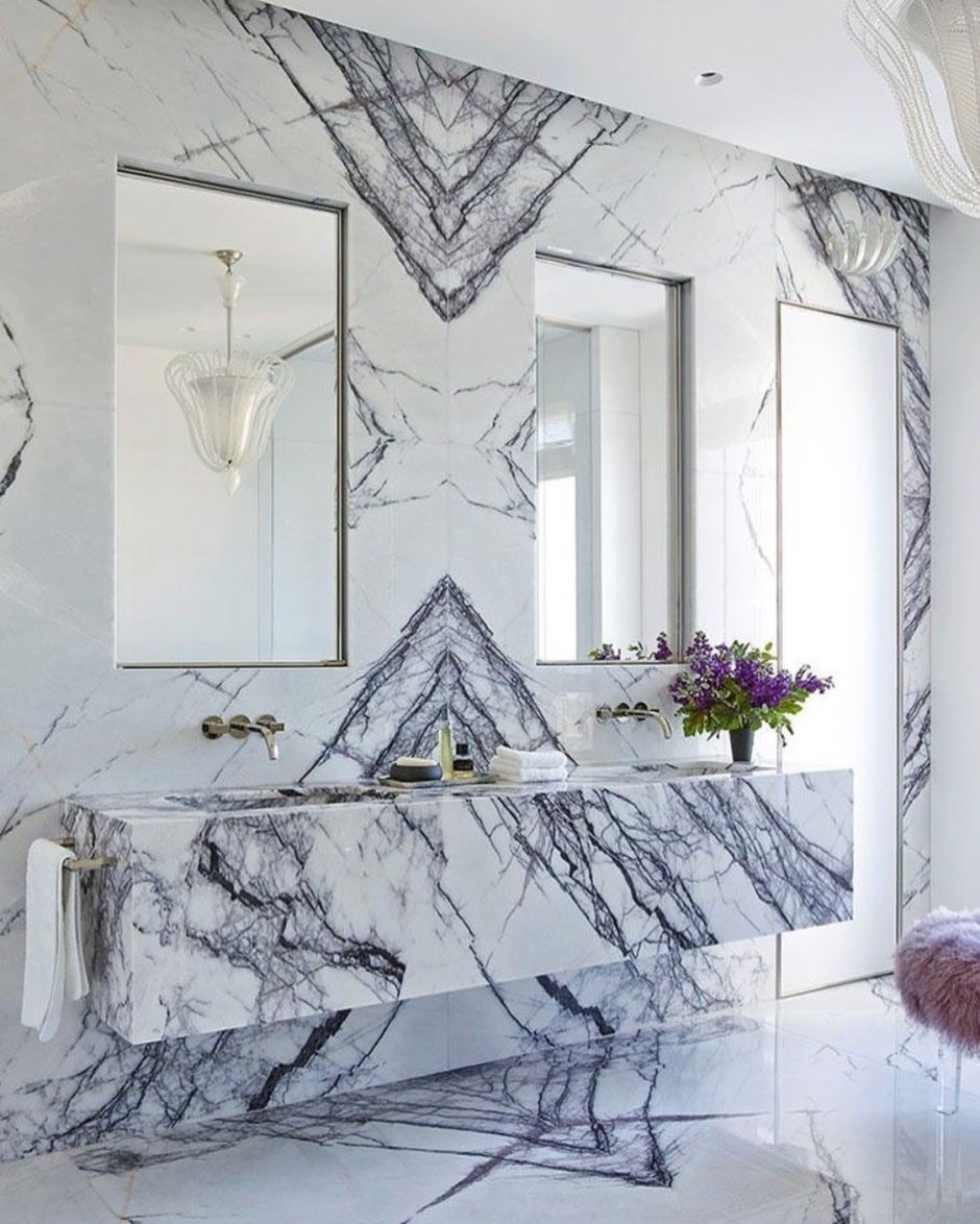 Lilac New York мрамор