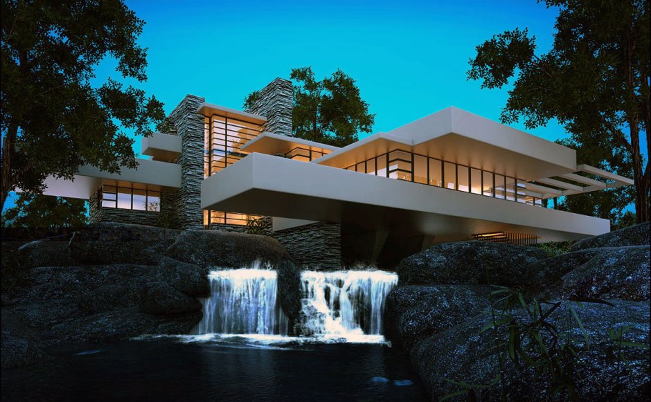 Fallingwater Фрэнк Ллойд Райт