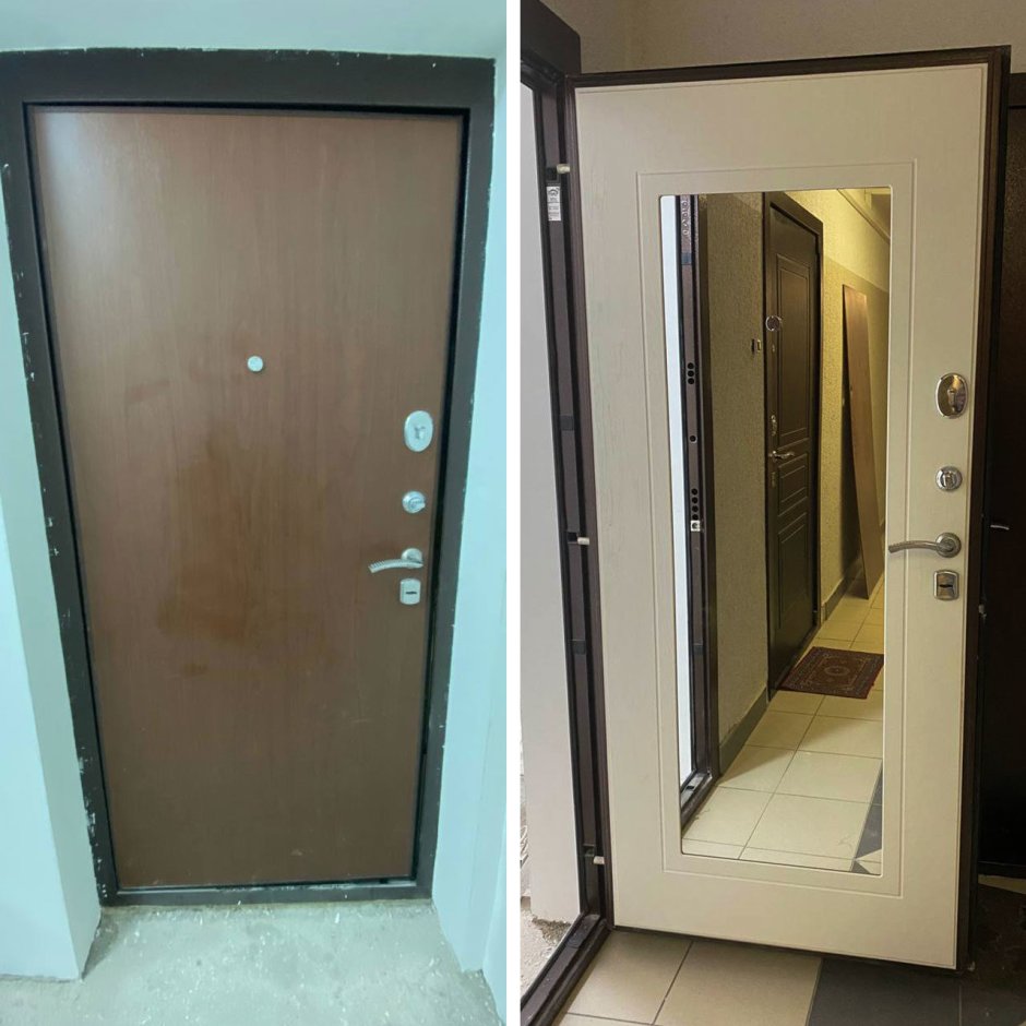 Внутренняя отделка входной двери 16 мм или 12 мм толщина