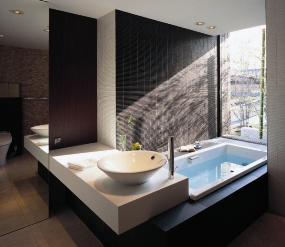Ванная в японском стиле дизайн