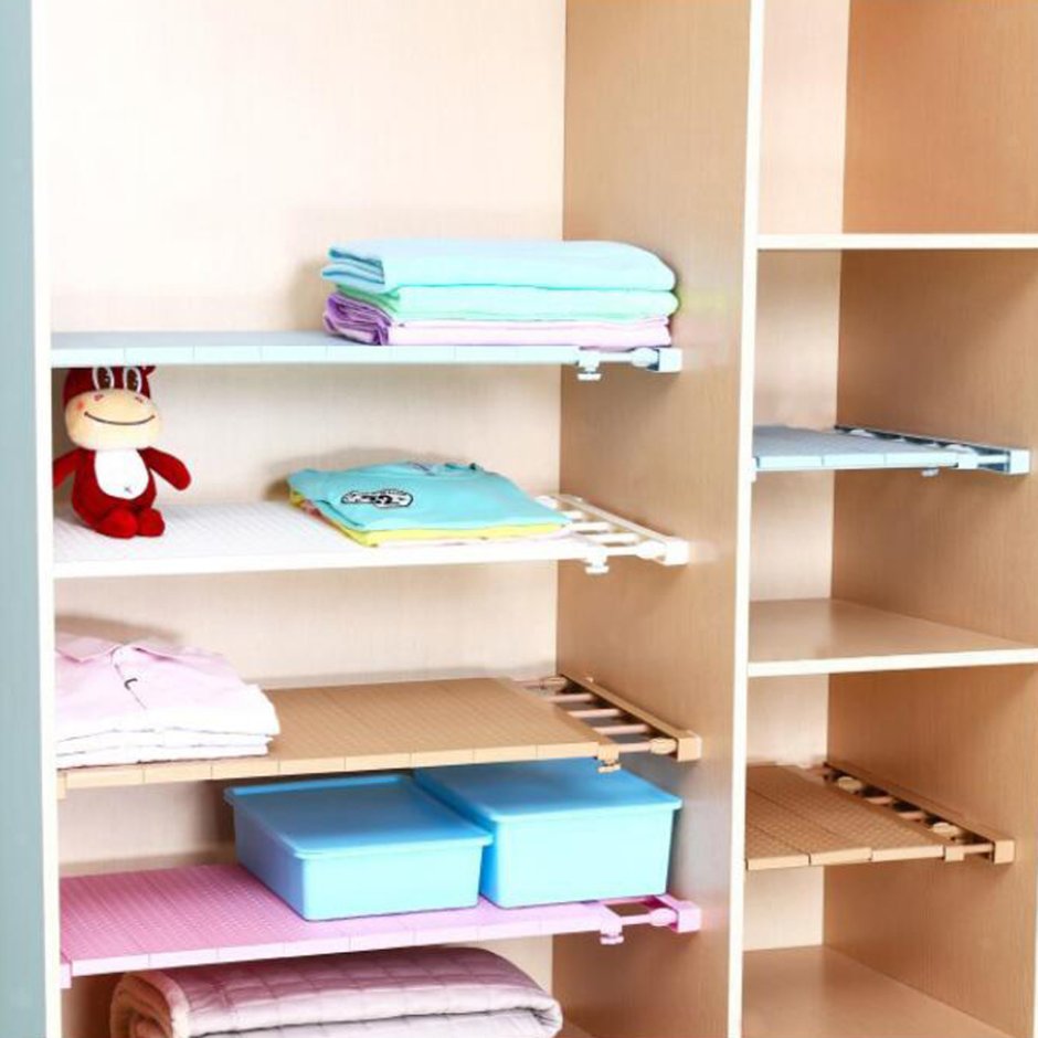 Раздвижная полка Closet Storage Rack (30-40 см.)
