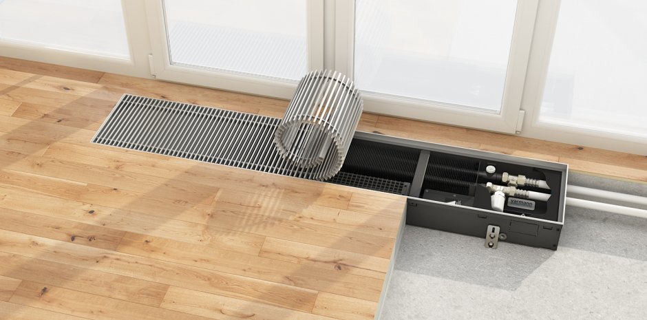 Конвекторы в пол Varmann Qtherm