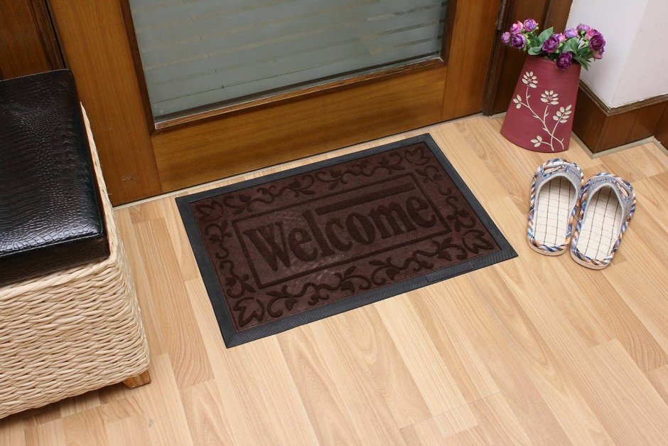 Коврик грязезащитный Printed Doormat 43324-e1 Blue 60x40 см