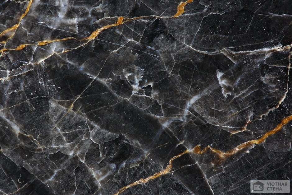 Мрамор Grey Marble золото