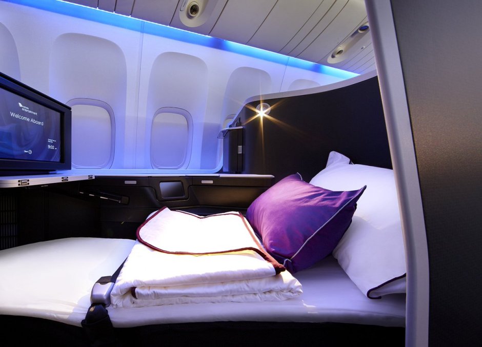 Спальные места в самолете