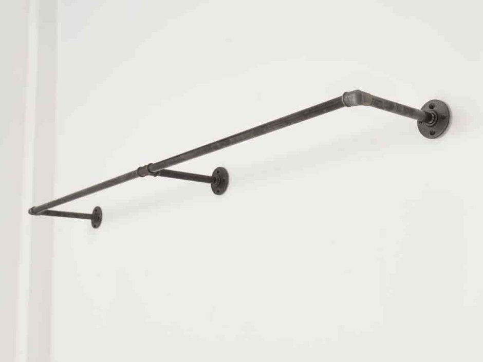 Вешалка настенная лофт пайп