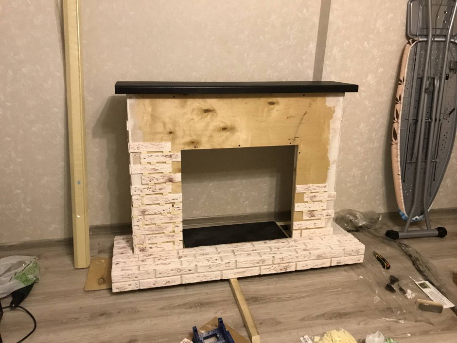 Каркас для камина из гипсокартона